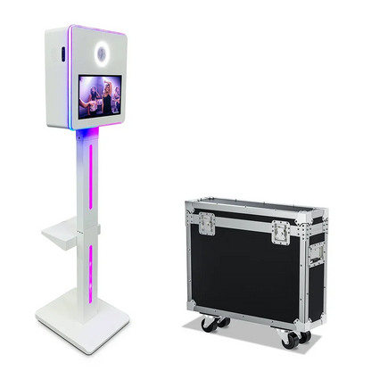 Portable Magic Mirror Photo Booth shell 15.6 Inch Touch Screen DSLR camera Photo Booth kiosk Selfie for Weddings Party Events ﻿